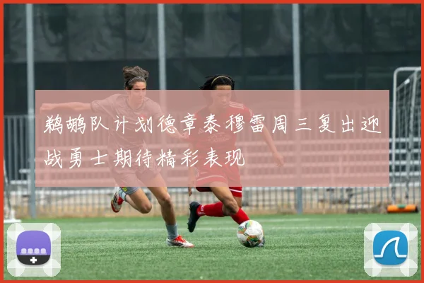 鹈鹕队计划德章泰穆雷周三复出迎战勇士期待精彩表现